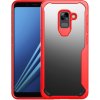 Pouzdro a kryt na mobilní telefon Pouzdro JustKing nárazuvzdorné plastové Samsung Galaxy A8 Plus 2018 - červené