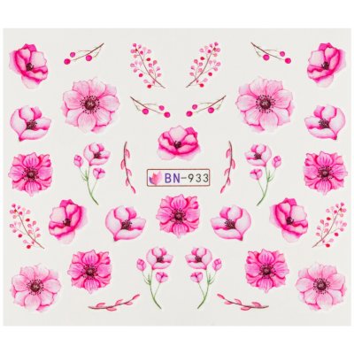 BIO nails Vodolepka BN 933 květy – Hledejceny.cz