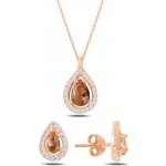 Olivie stříbrná souprava Rose Sultanit 5731 – Zboží Dáma