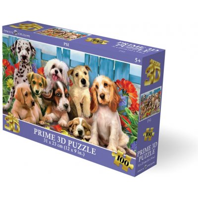 Prime 3D puzzle Domácí zvířátka 31x23cm 100 ks holografické – Hledejceny.cz