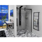 Sprchové dveře GELCO VOLCANO 1800 mm čiré sklo - GV1418 8 mm čiré sklo s oboustrannou povrchovou úpravou – Zboží Mobilmania