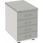 Hobis K 34 C N 4 zásuvky napříč 60 cm šedá bílá – Hledejceny.cz