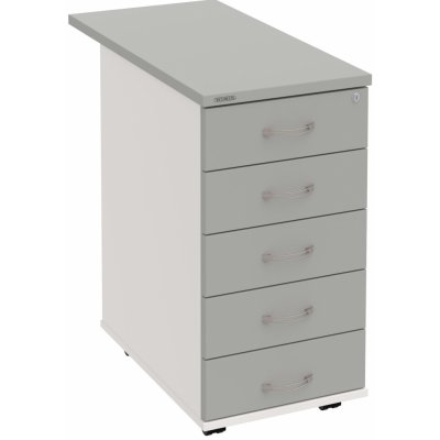 Hobis K 35 C N 80 5 zásuvek léta napříč 80 cm šedá bílá – Hledejceny.cz