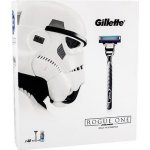 Gillette Mach3 Turbo holicí strojek + náhradní hlavice 2 ks + Extra comfort gel na holení 75 ml dárková sada – Sleviste.cz