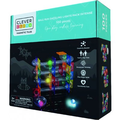 Cleverclixx Svítící kuličkodráha 100 ks – Zboží Dáma Cleverclixx Svítící kuličkodráha 100 ks – Zboží Dáma
