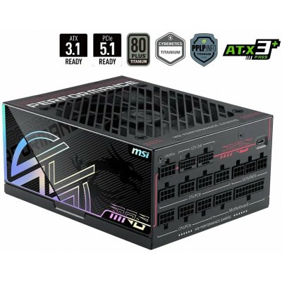 MSI MPG Ai1300TS PCIE5 1300W 306-7ZPUB11-CE0 – Hledejceny.cz