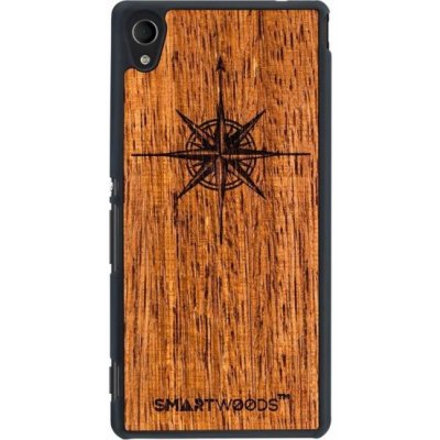 SmartWoods Case Dřevěné růžové pro Sony Xperia M4 Aqua