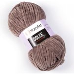 Yarn Art YarnArt Dolce dolce: příze Dolce 754 hnědá – Zboží Mobilmania