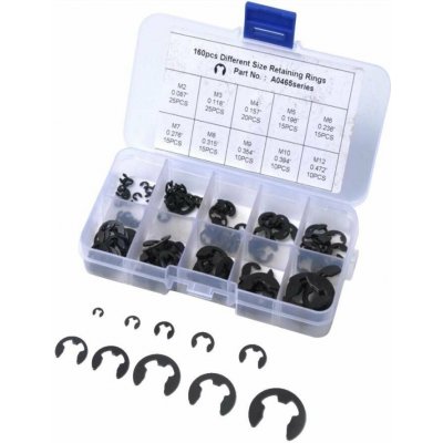 Pojistné kroužky (segrovky) sada 160ks mst_MS-194988 – Sleviste.cz