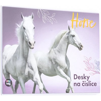 Karton P P Desky na číslice kolekce kůň – Zboží Mobilmania