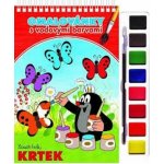 Krtek Omalovánky s vodovými barvami a štětcem Miler Zdeněk – Zboží Dáma