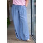 Plátěné kalhoty OHANA Černá – Sleviste.cz