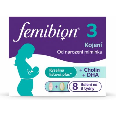 Femibion 3 Kojení 56 tablet + 56 tablet – Hledejceny.cz
