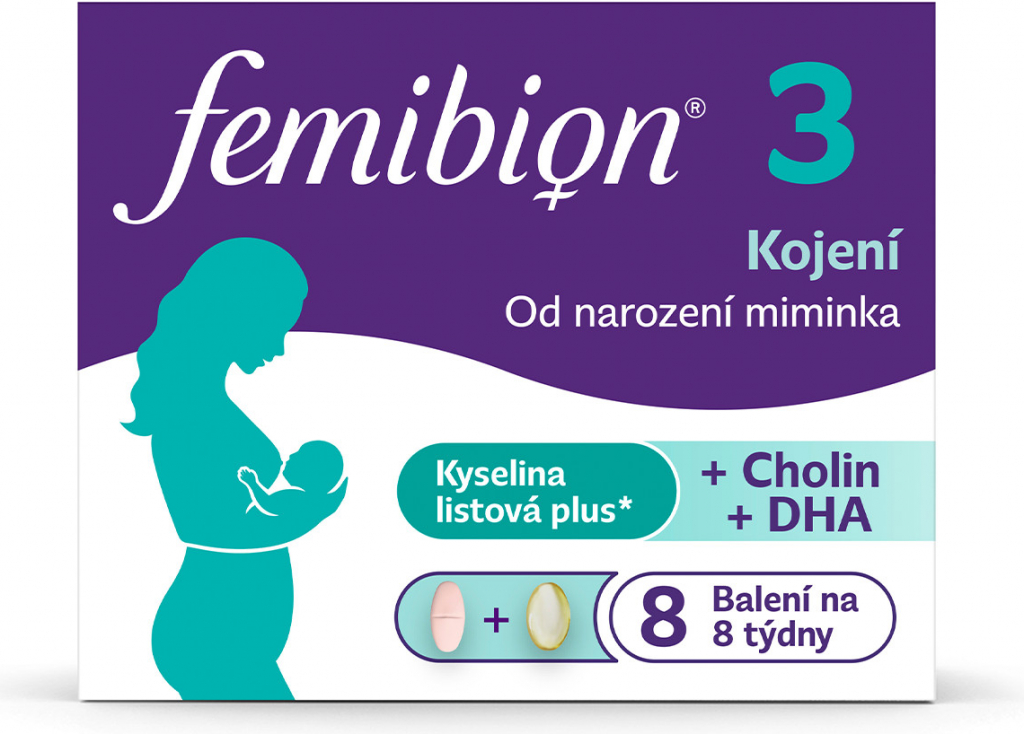 Femibion 3 Kojení 56 tablet + 56 tablet