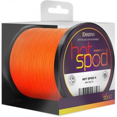 Delphin HotSpod 4 Oranžová 300 m 0,14 mm 9,1 kg – Hledejceny.cz