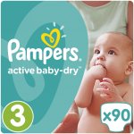 Pampers Active Baby 3 90 ks – Sleviste.cz