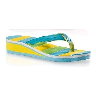 Fashy Plážová letní obuv 7629 žluto modrá – Zboží Mobilmania