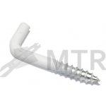 MTR Skoba s vrutem bílý lak Varianta: Skoba s vrutem bílý lak 25x2,5mm bílý lak – Hledejceny.cz