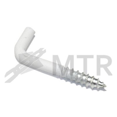 MTR Skoba s vrutem bílý lak Varianta: Skoba s vrutem bílý lak 25x2,5mm bílý lak – Hledejceny.cz
