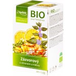 Apotheke Mediate BIO Zázvor s citronem a mátou čaj 20 x 1,5 g – Zbozi.Blesk.cz