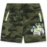 Kugo chlapecké maskáčové kratasy světle zelené khaki se zeleným zipem – Zbozi.Blesk.cz