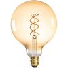 Žárovka Lumines LED filamentová žárovka , E27, G125, 5W, extra teplá bílá
