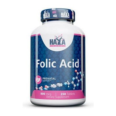 Haya Labs Folic Acid 800 mcg 250 kapslí – Hledejceny.cz
