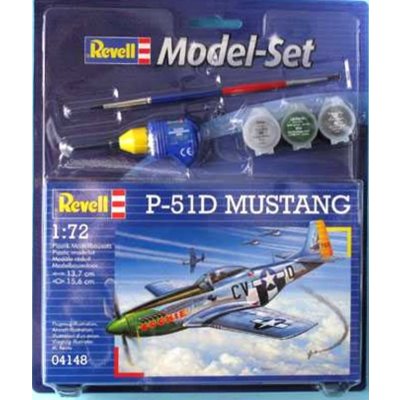 Revell model set plane 64148 P 51D Mustang 1:72 – Zboží Mobilmania