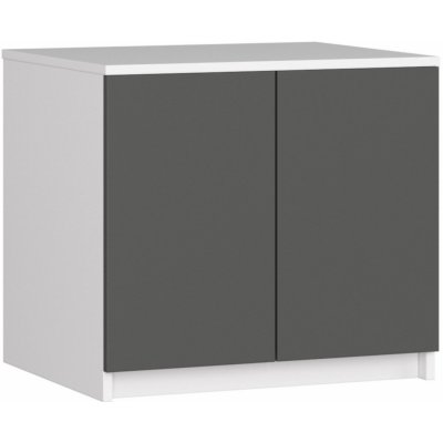 Ak furniture Star 60 cm bílý mat / grafitový – Zbozi.Blesk.cz