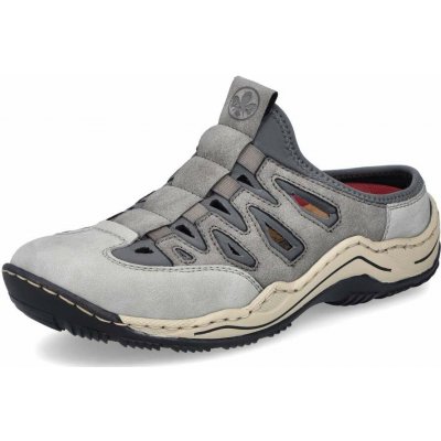 Rieker dámské nazouváky L0559-40 šedá – Sleviste.cz