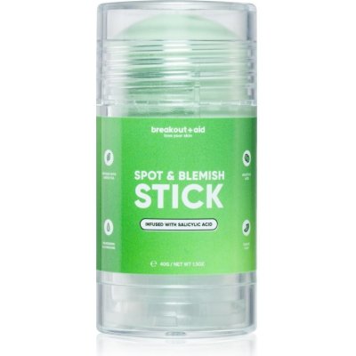 Breakout+aid Spot & Blemish Stick Kaolinová maska na problematickou pleť v tyčince 40 g – Sleviste.cz