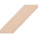 Polypropylenový popruh š. 25mm - Béžová světlá – Zboží Mobilmania