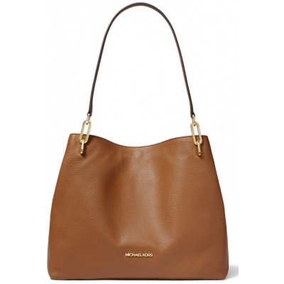 leighton large pebbled leather shoulder bag