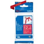 BROTHER TZE-RW34 12mm x 4m ČERVENÁ PÁSKA, ZLATÝ POTISK – Zbozi.Blesk.cz