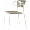 Zahradní židle a křeslo Scab Židle LISA FILÓ s područkami linen Barva kostry Scab ZL-lněná PVC výplet SCAB N57-mint 286984