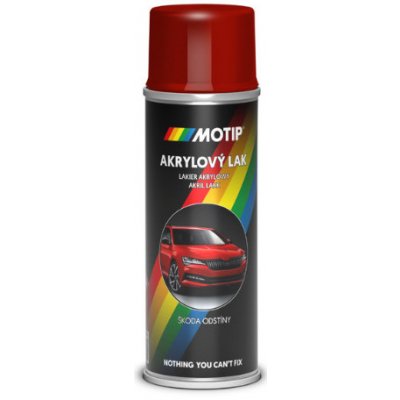 Motip sprej Škoda akrylový autolak 150 ml SD9891 červená sensual metalíza – Hledejceny.cz