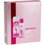 Adidas Fruity Rhythm Woman EDT 75 ml + sprchový gel 250 ml dárková sada – Zboží Mobilmania