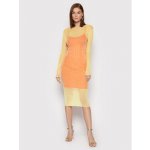 Patrizia Pepe šaty 8A0956/K004-J2U3 béžová – Zboží Mobilmania