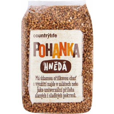 Country Life Pohanka hnědá 0,5 kg – Zboží Dáma