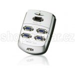 Aten VS-84 VGA splitter / 4-portový (1 PC - 4 monitory) / 250MHz – Zboží Mobilmania