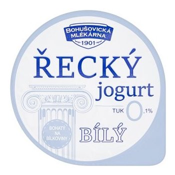 Bohušovická mlékárna Řecký jogurt bílý 130 g