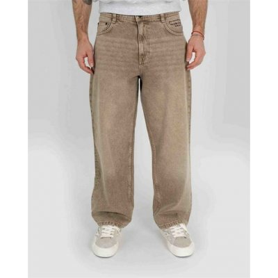 Homeboy kalhoty X-Tra Baggy Dye Denim Washed Brown – Hledejceny.cz