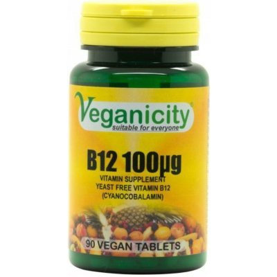 Veganicity Vitamín B12 100 μg 90 tablet – Hledejceny.cz