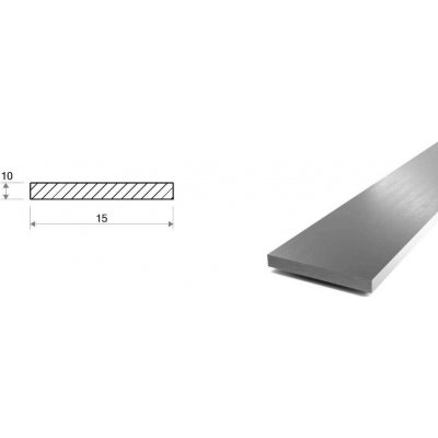 Nerezová plochá ocel 15x10 (1.4301/7) – Hledejceny.cz