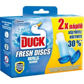 Duck Fresh Discs čistič WC Mořská vůně náhradní níplň 2 x 36 ml