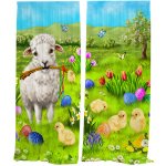 IMPAR Závěsy Velikonoční ovečka (Rozměr : 140x250, Materiál: Interlock) – Hledejceny.cz