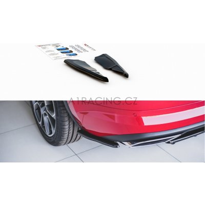 Maxton Design boční difuzory pod zadní nárazník pro Škoda Kodiaq RS, černý lesklý plast ABS – Zboží Mobilmania