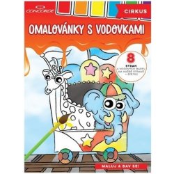 Omalovánky s vodovkami CONCORDE Cirkus A4