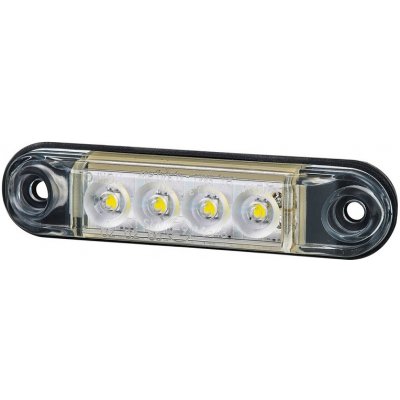 Svítilna poziční 12v/24v 4xled slim 0,3w/0,7w bílá, kabel 0,5m 0068631_A, , , – Hledejceny.cz