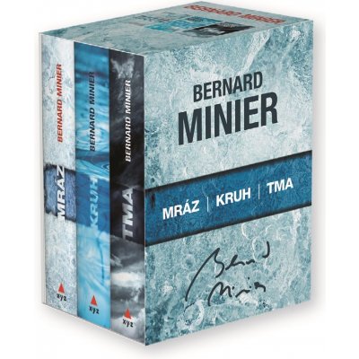 3 x Bernard Minier - box Mráz, Kruh, Tma – Zboží Mobilmania